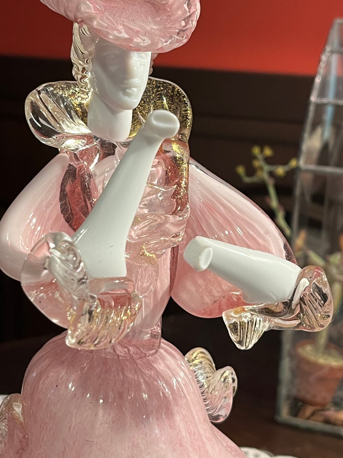 ムラーノガラス（ヴェネチアンガラス） 2体ペアセット | アンティーク