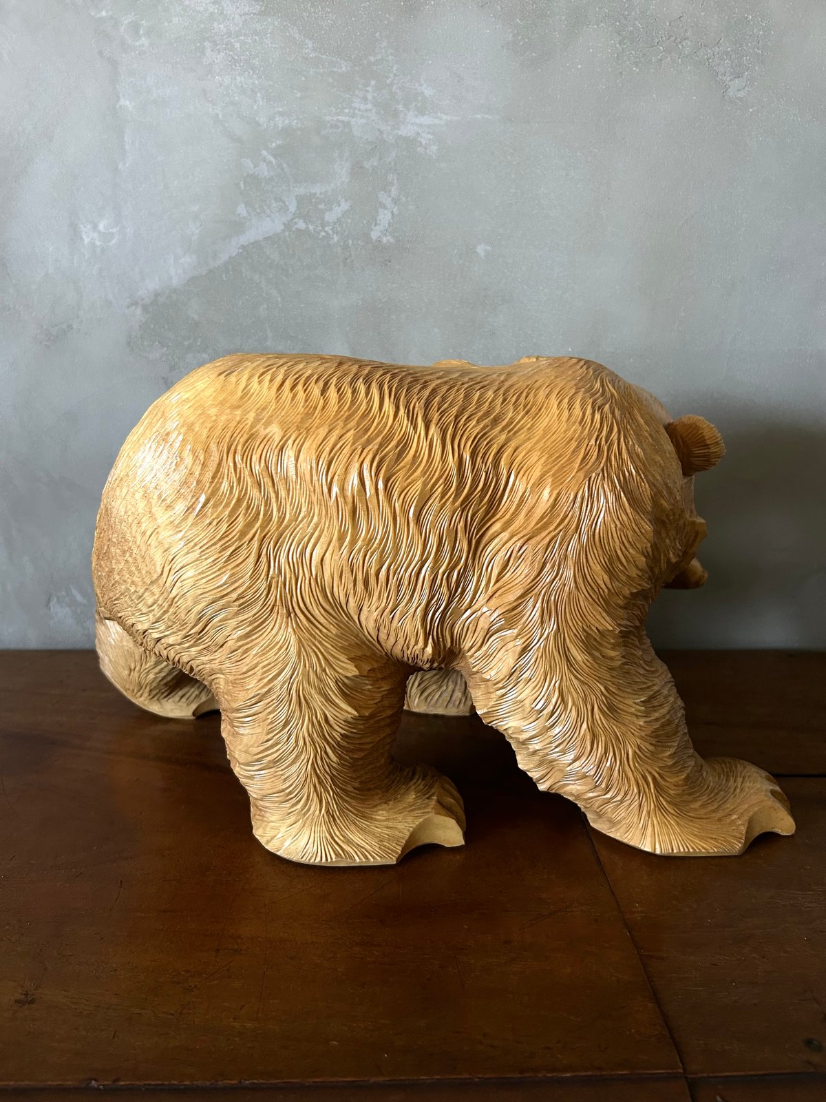 北海道 アイヌ 熊 熊の木彫り 彫刻 民芸 骨董 アンティーク
