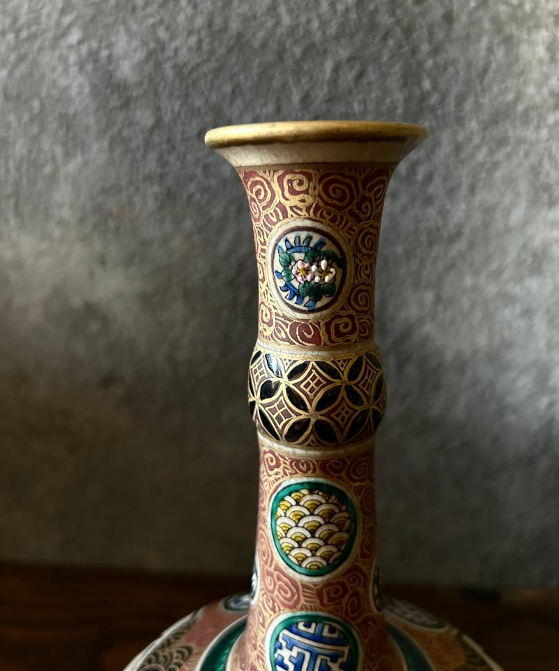 九谷焼/庄三/花瓶/骨董/アンティーク | 骨董・アンティークの