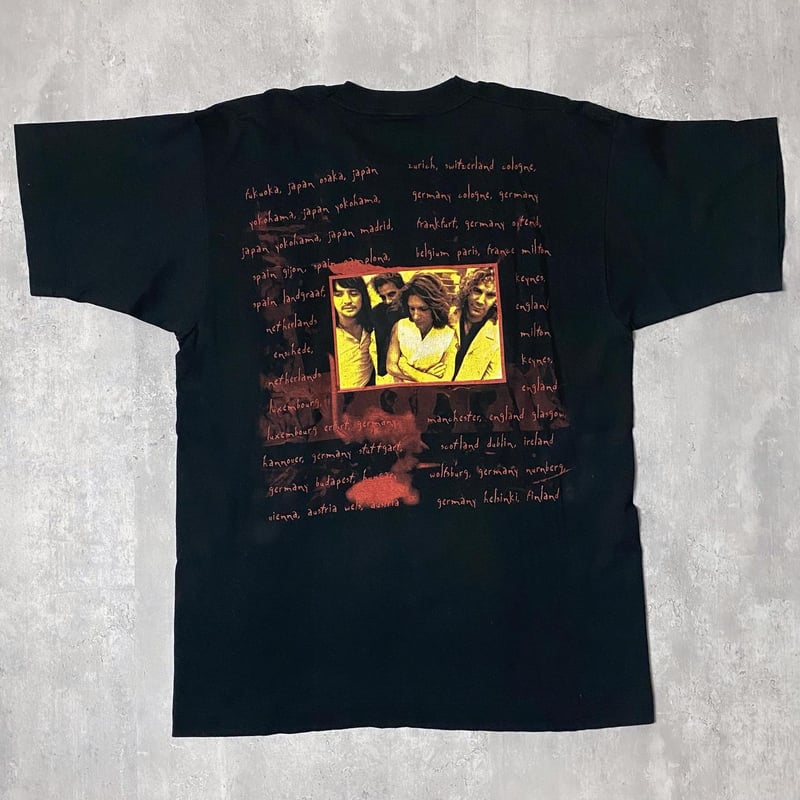 BON JOVI JAPAN TOUR FINAL '90-'91 Tシャツ L BON JOVI JAPAN TOUR