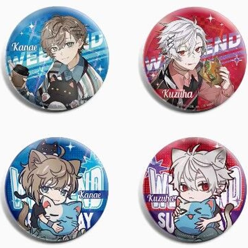 み*止様 にじさんじタロット缶バッジ葛葉 み*止様