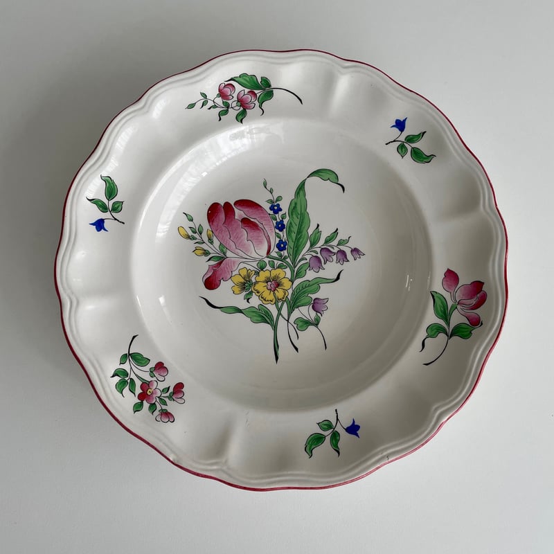 リュネヴィル Luneville レヴェルヴェール チューリップの深皿 | Gui