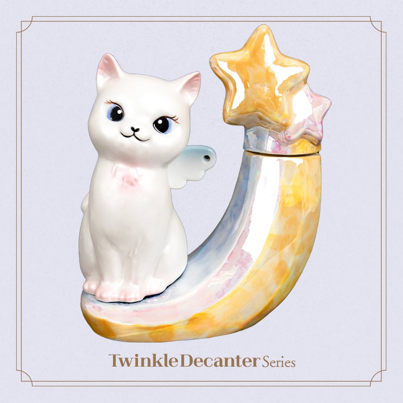 Twinkle Cats Decanter - star | Twinkle Decanter