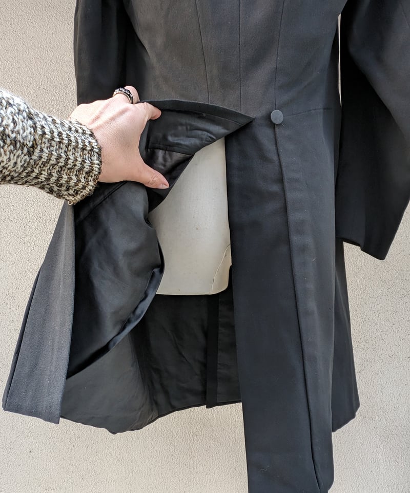 アンティーク フランス フロック・コート サックコート France 19世紀