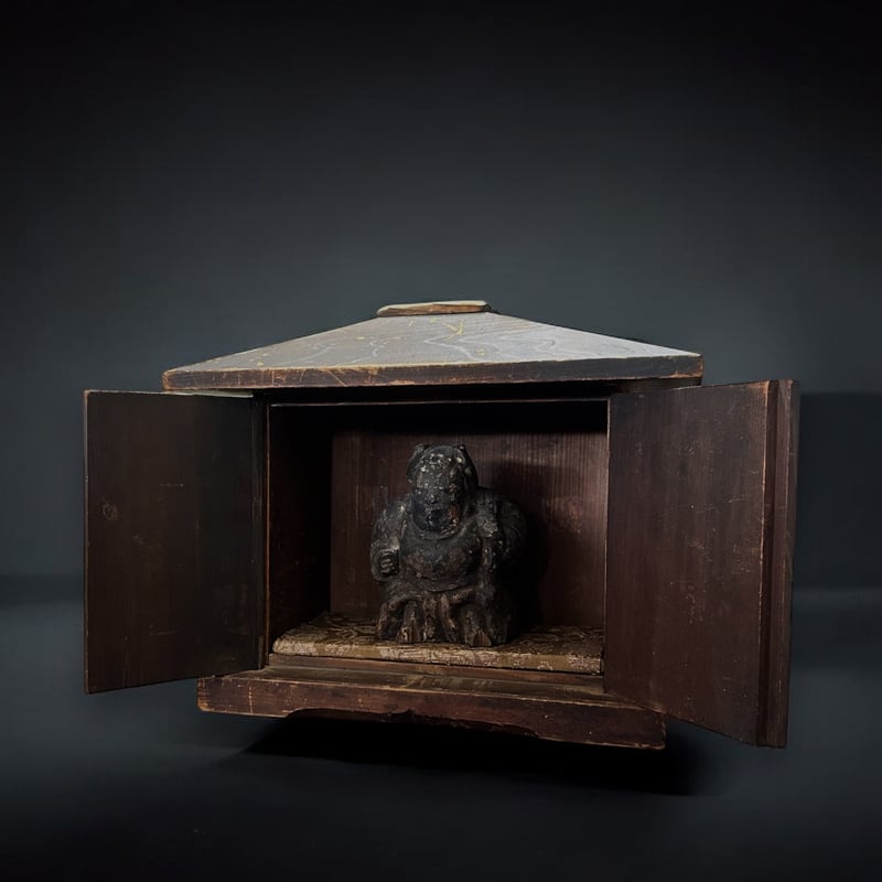 憤怒大黒様 木彫 | 古物屋次元 オンラインショップ