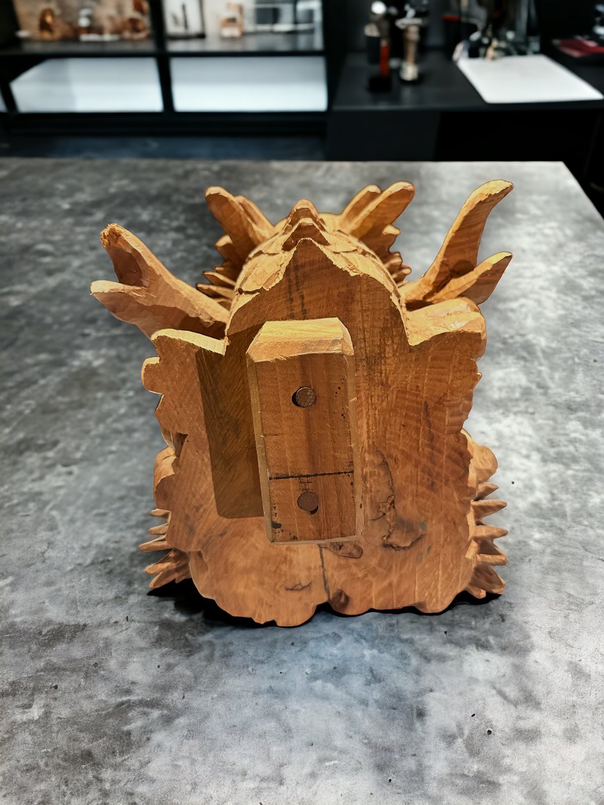 中国骨董 木彫竜頭 明清古建築 木鼻 だんじり 地車 寺流出古美術品