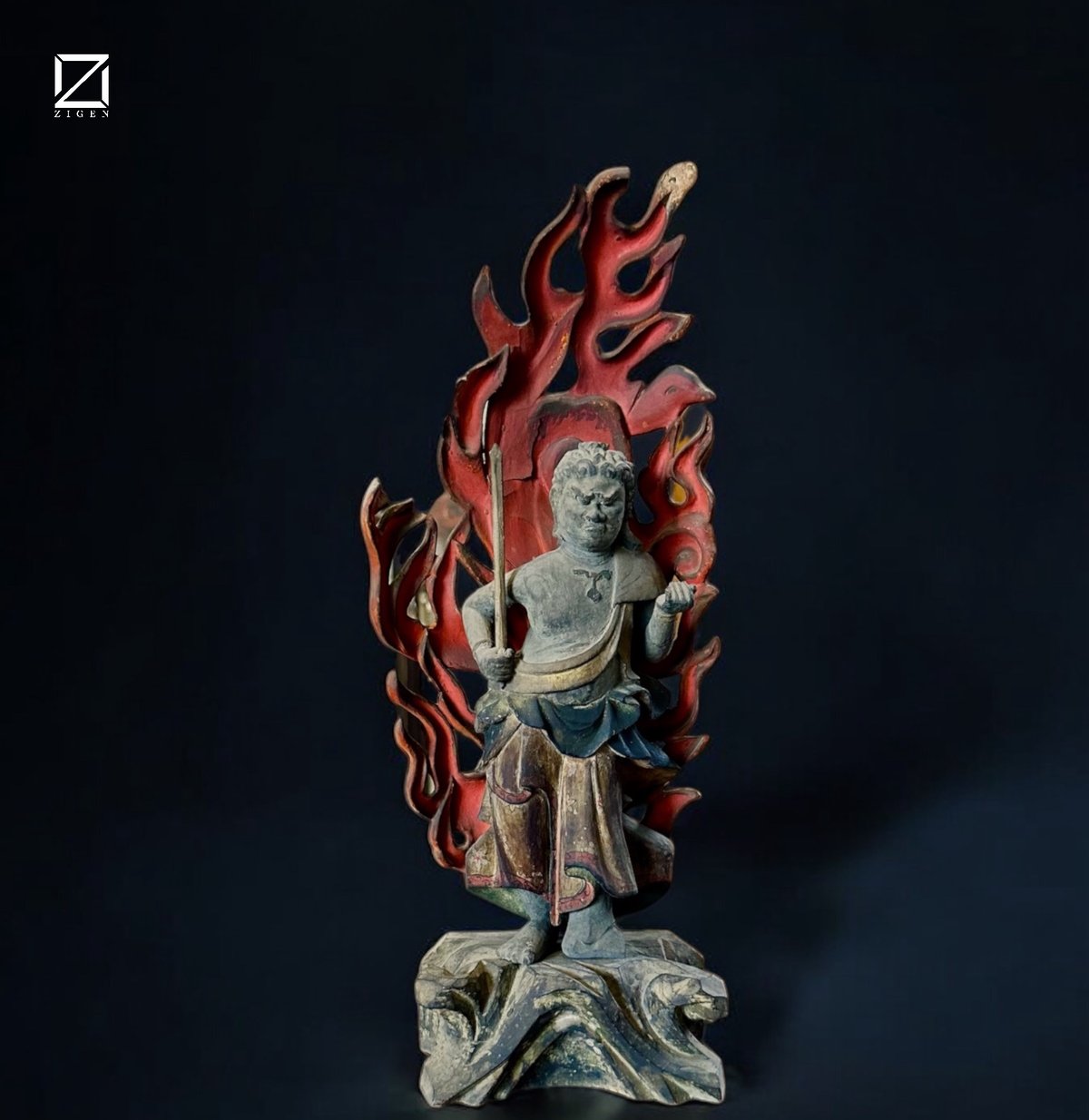 不動明王 江戸期又はそれ以前 | 古物屋次元 オンラインショップ