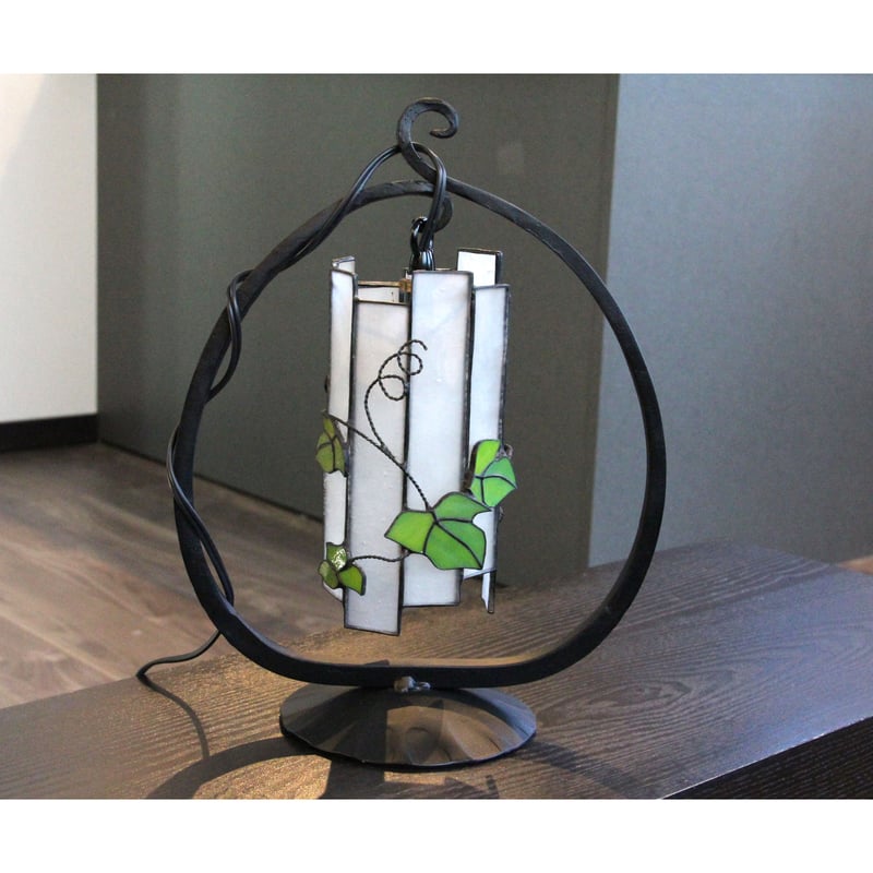 C 希少大型 優しい光と共に 優美なビンテージ ステンドグラス