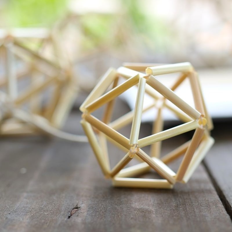 麦わらヒンメリセット（350本入り） | ゆいの里麦わら工房