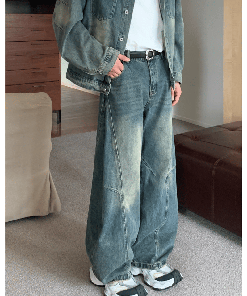 フーデッドヴィンテージデニム セットアップ / 2colors set up | ness.