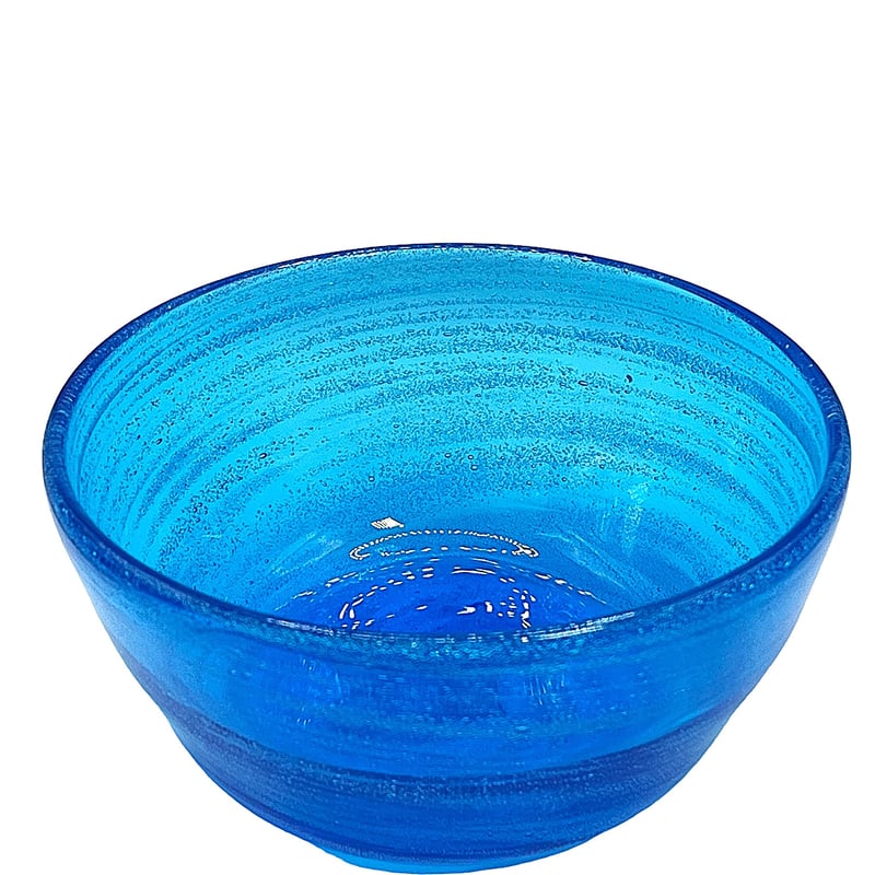 琉球ガラス匠工房 海の泡 小鉢 水色 | BLRE:ViO