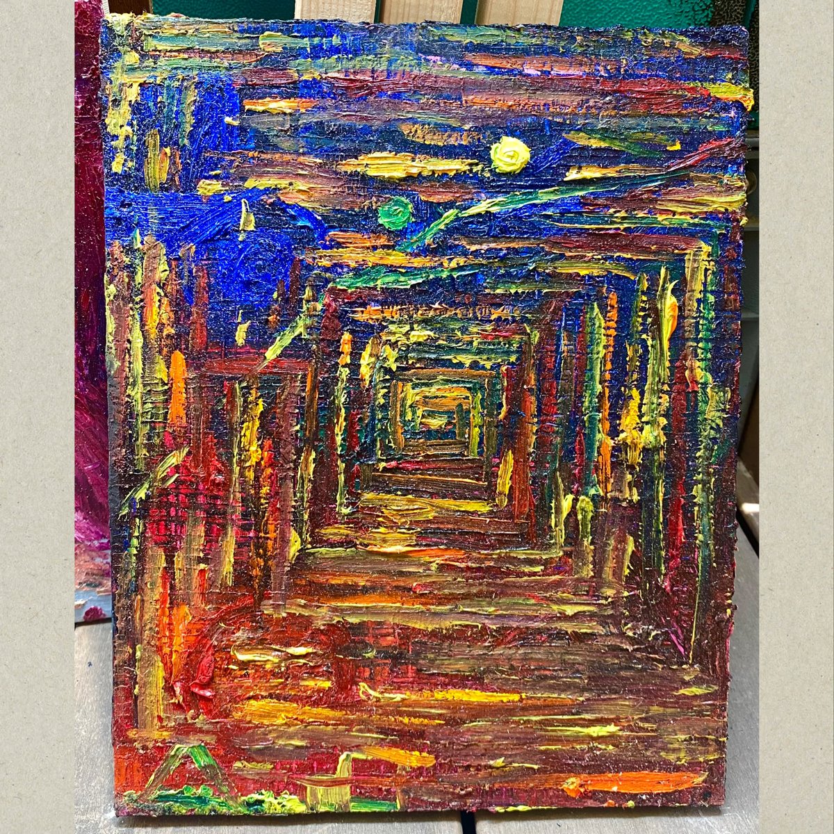 絵画『油絵』 絵画 油絵 風景画 油絵風景画 絵画 油絵 油絵 絵画 古い