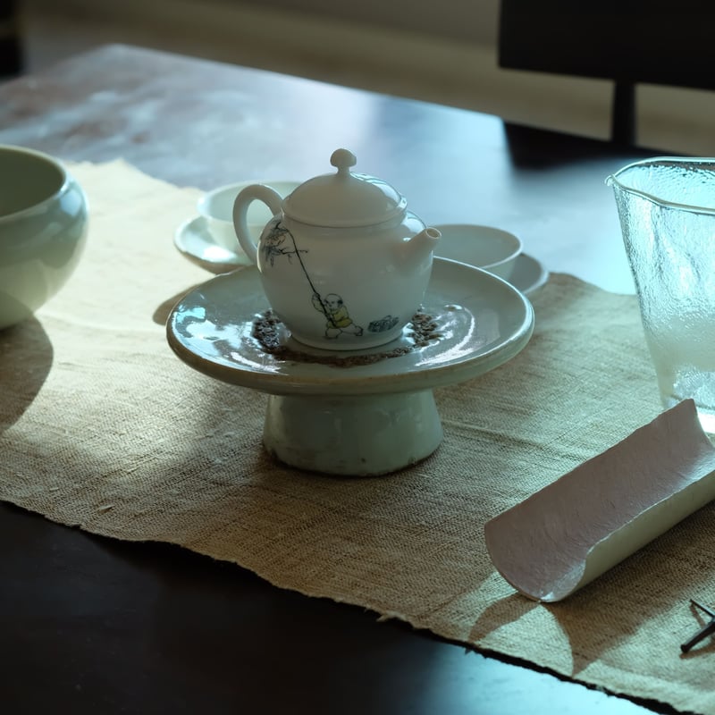 李朝全羅道 白磁高台皿 | gallery & boutique 雪月花