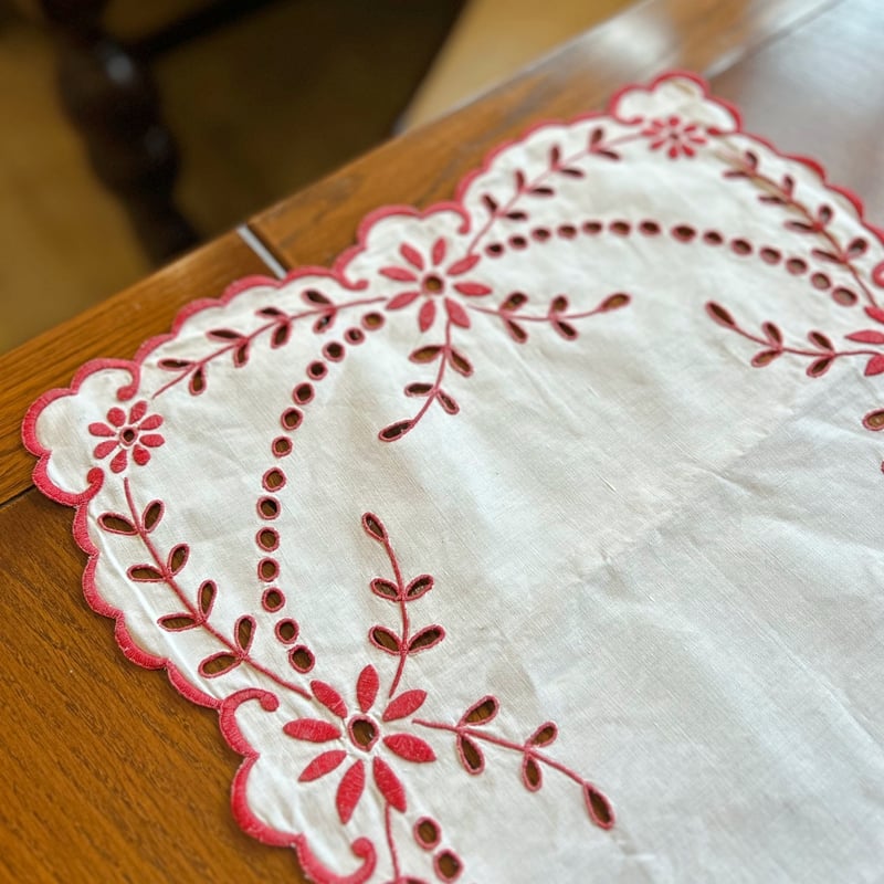 フランスアンティーク テーブルランナー | アンティークス蕾