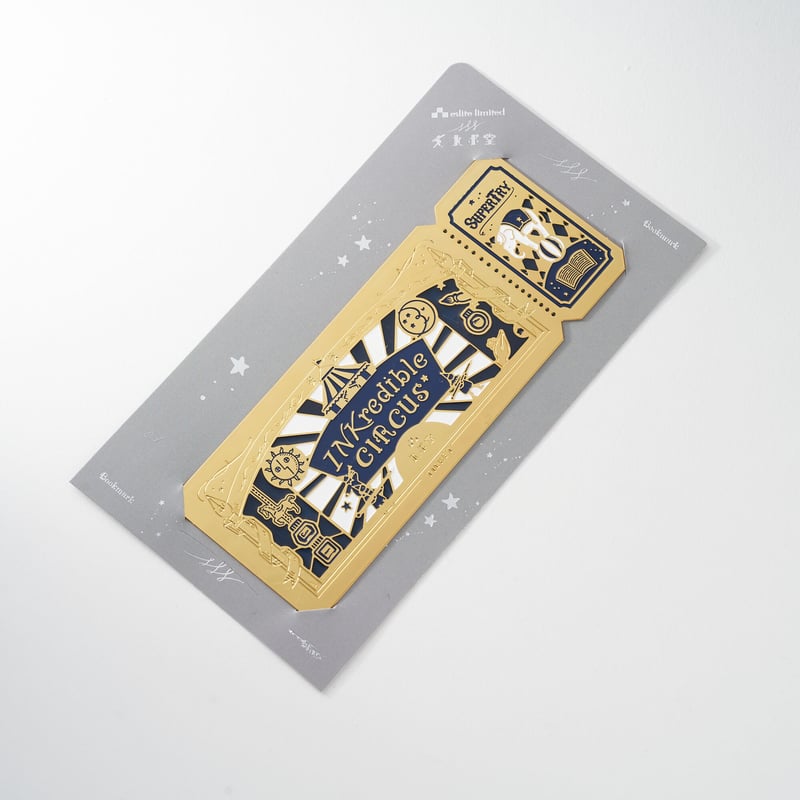 書寫超試 INKredible Circus ｜金属しおり｜九ポ堂【SUPERTRY限定】 |