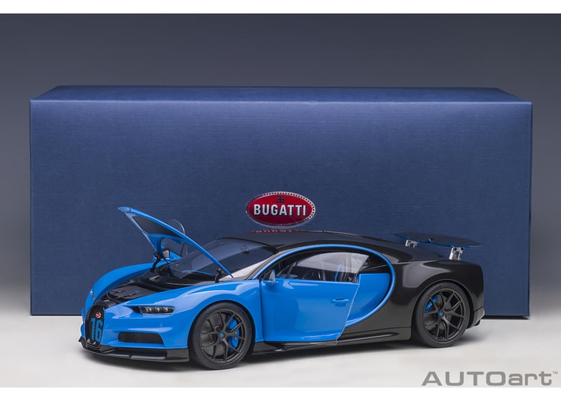 AUTOart 1/18 ブガッティ シロン スポーツ 2019 （フレンチ・ブルー