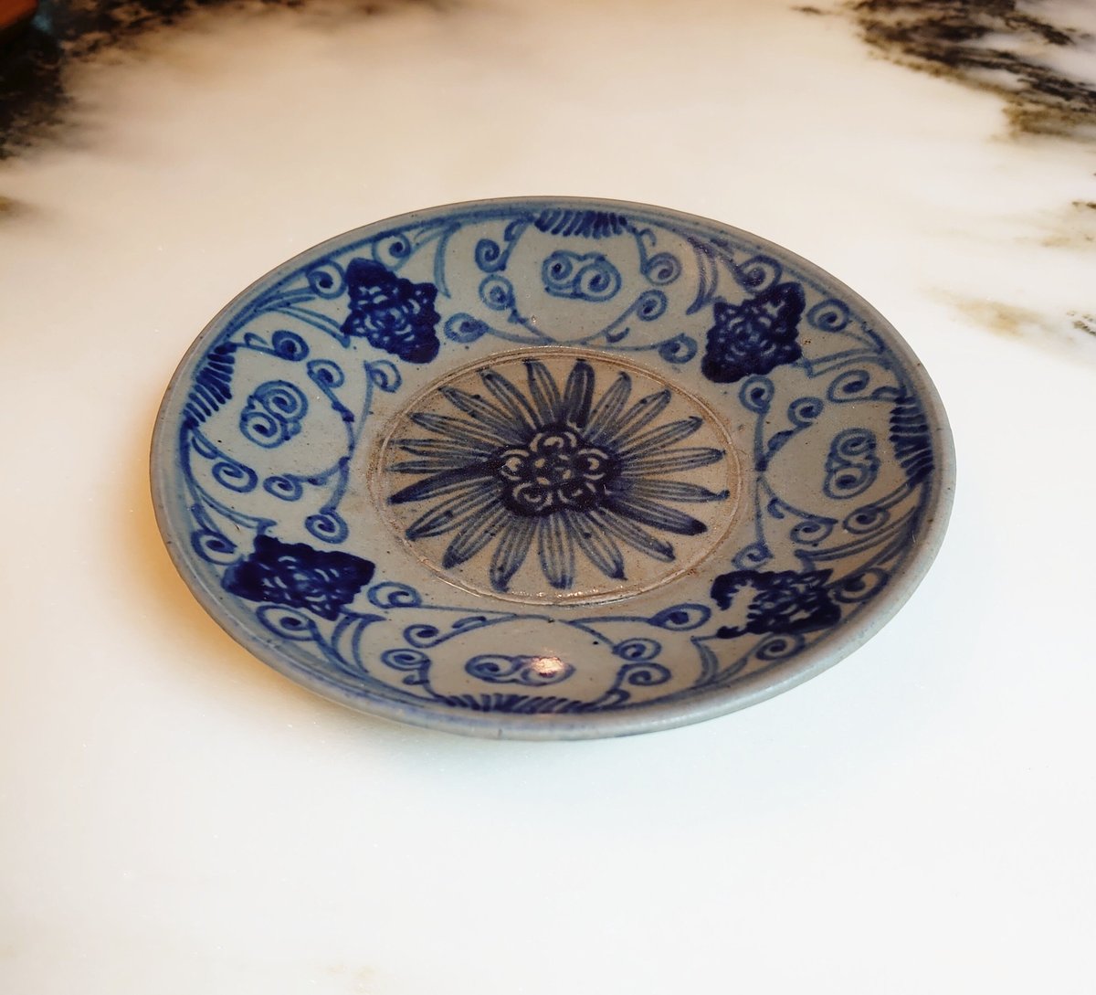 清花菊花紋小皿 | SunmoonCafe
