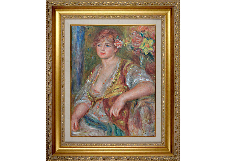 裸婦、美人画、絵画6号、しなりS山本英二、真作、肉筆高級額縁、