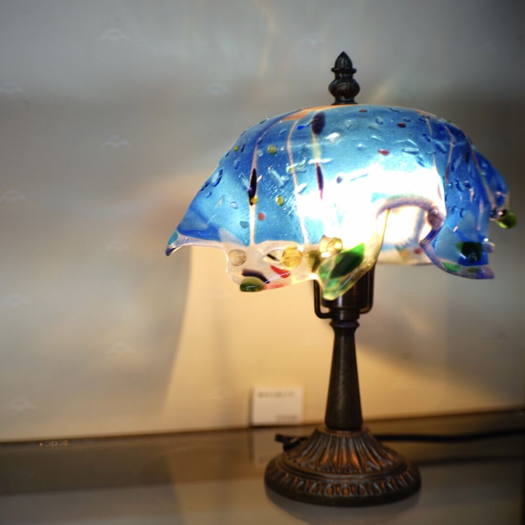 Q太郎さま専用※イギリス製 古いガラスランプシェード1点 イギリス