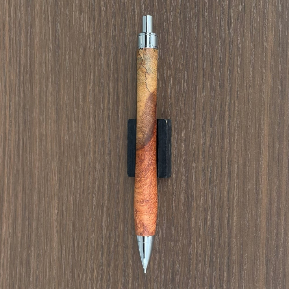 クラフトエークラフトA本花梨瘤極上mp202製図用シャーペン杢軸木軸