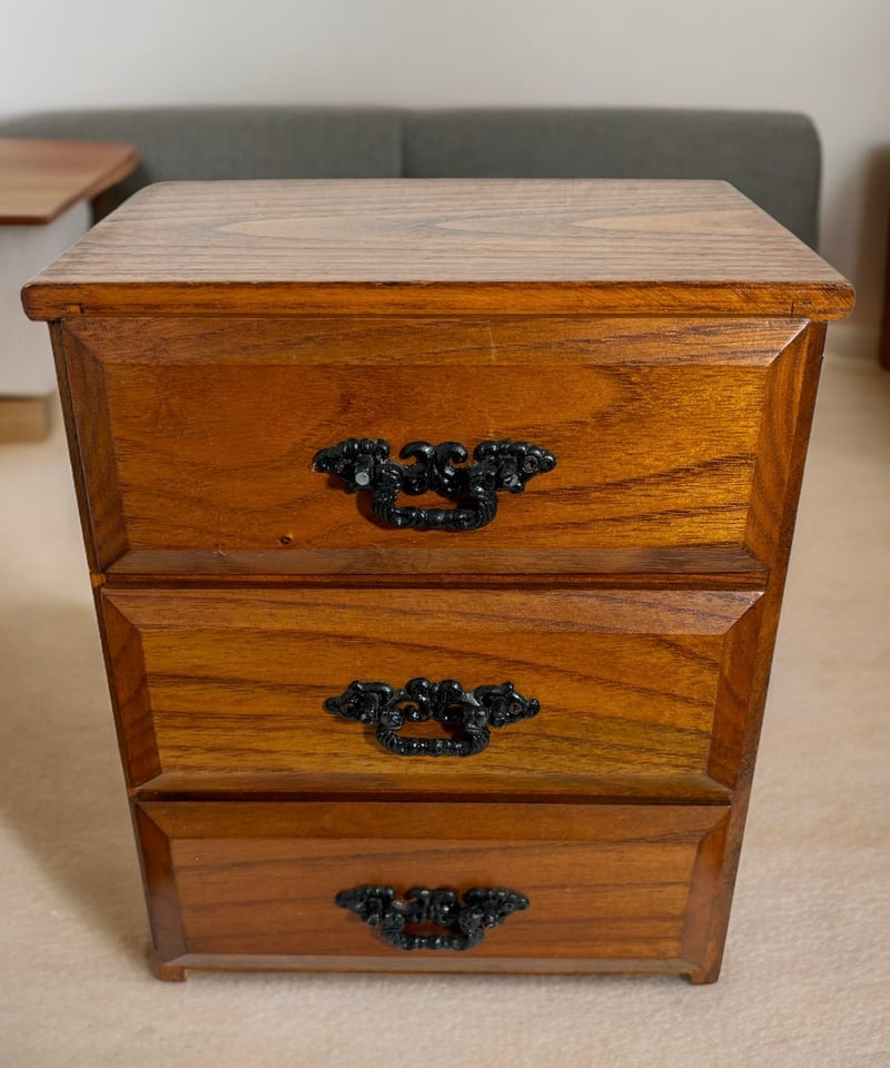 小箪笥アンティークタンス昭和レトロ引き出し