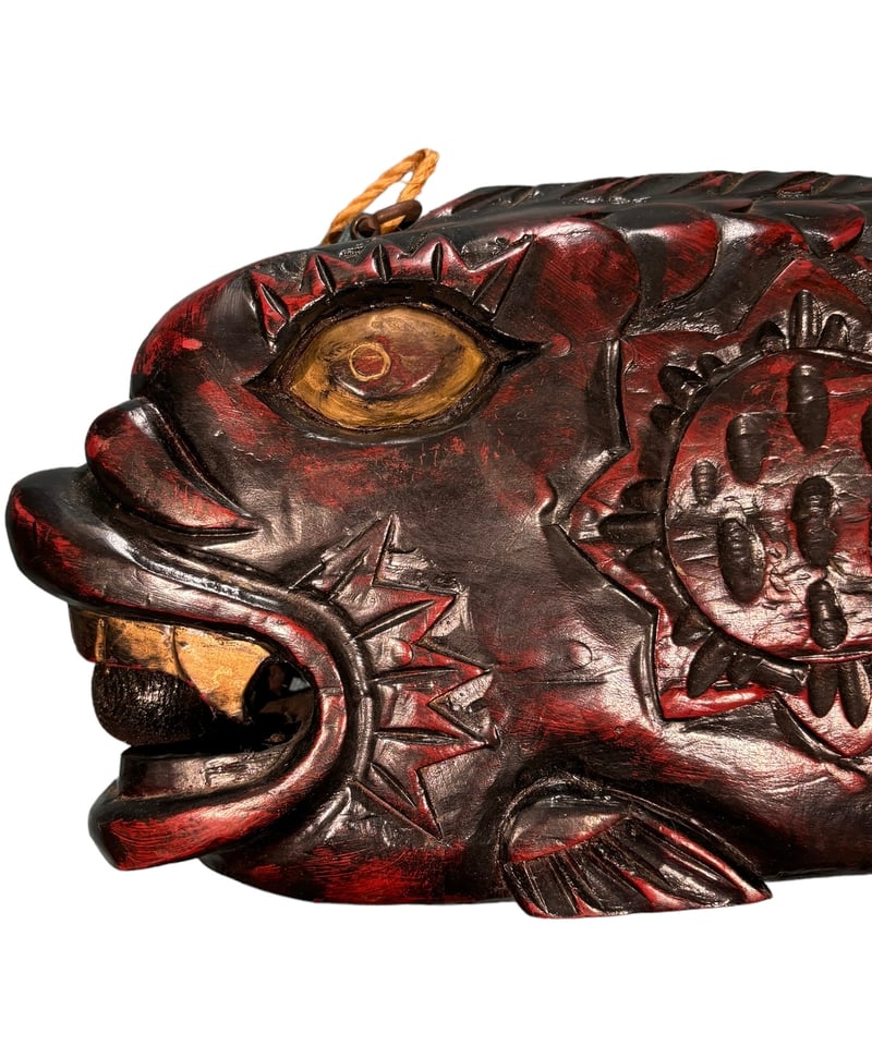 木製 魚板 木魚 お寺 法具 かいぱん 自在鉤 縁起物 江戸 明治