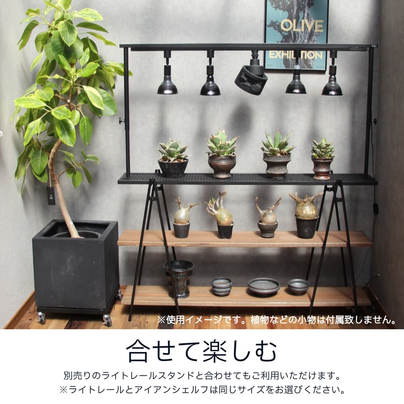 アイアンラック シェルフ ウッドラック キャンプ 観葉植物 【公式通販】