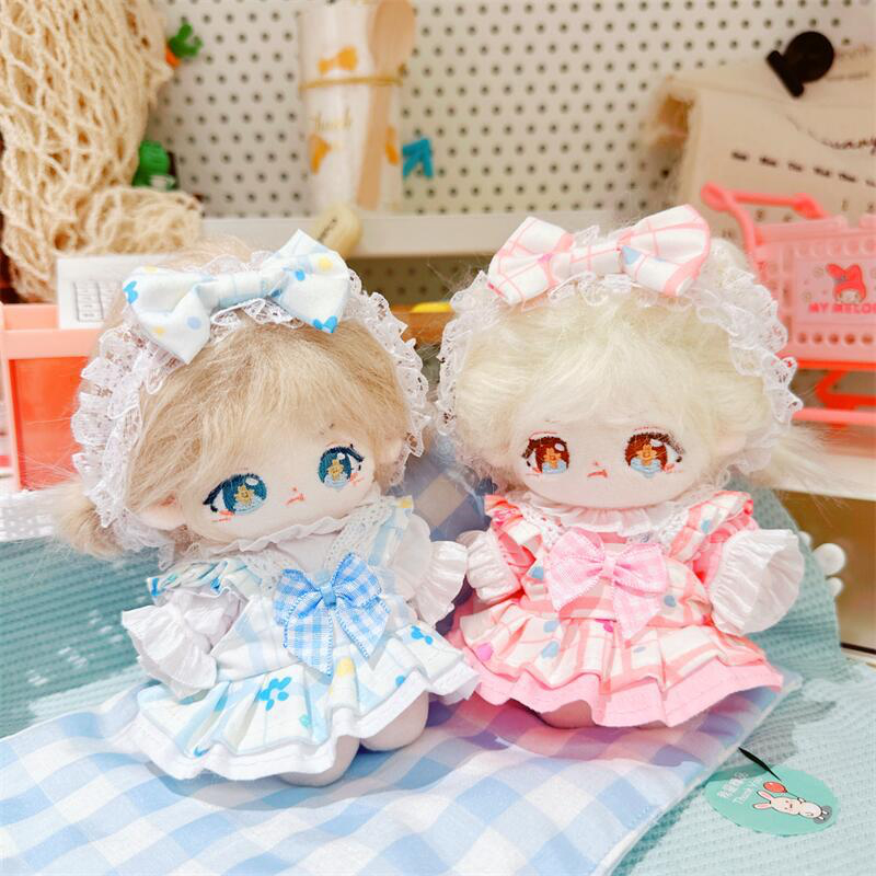 ぬい服】ぬいぐるみ用ワンピース＆ヘッドドレスセット 10~15cm用【推し