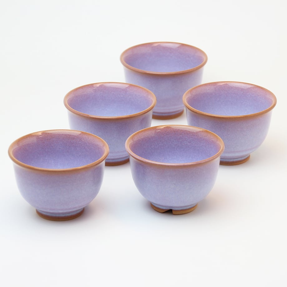 釉彩汲み出し揃（化粧箱）｜萩焼窯元 萩陶苑 椿秀窯 ギフト | HAGIYAKI