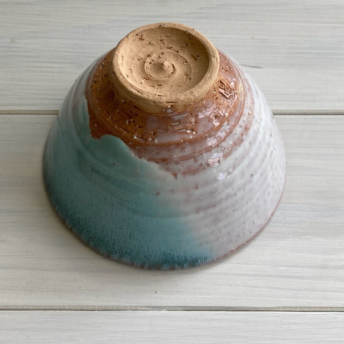 緑彩抹茶碗【桐箱入】 | 萩焼 窯元 緑栄窯 Ryokuei-オンラインショップ-