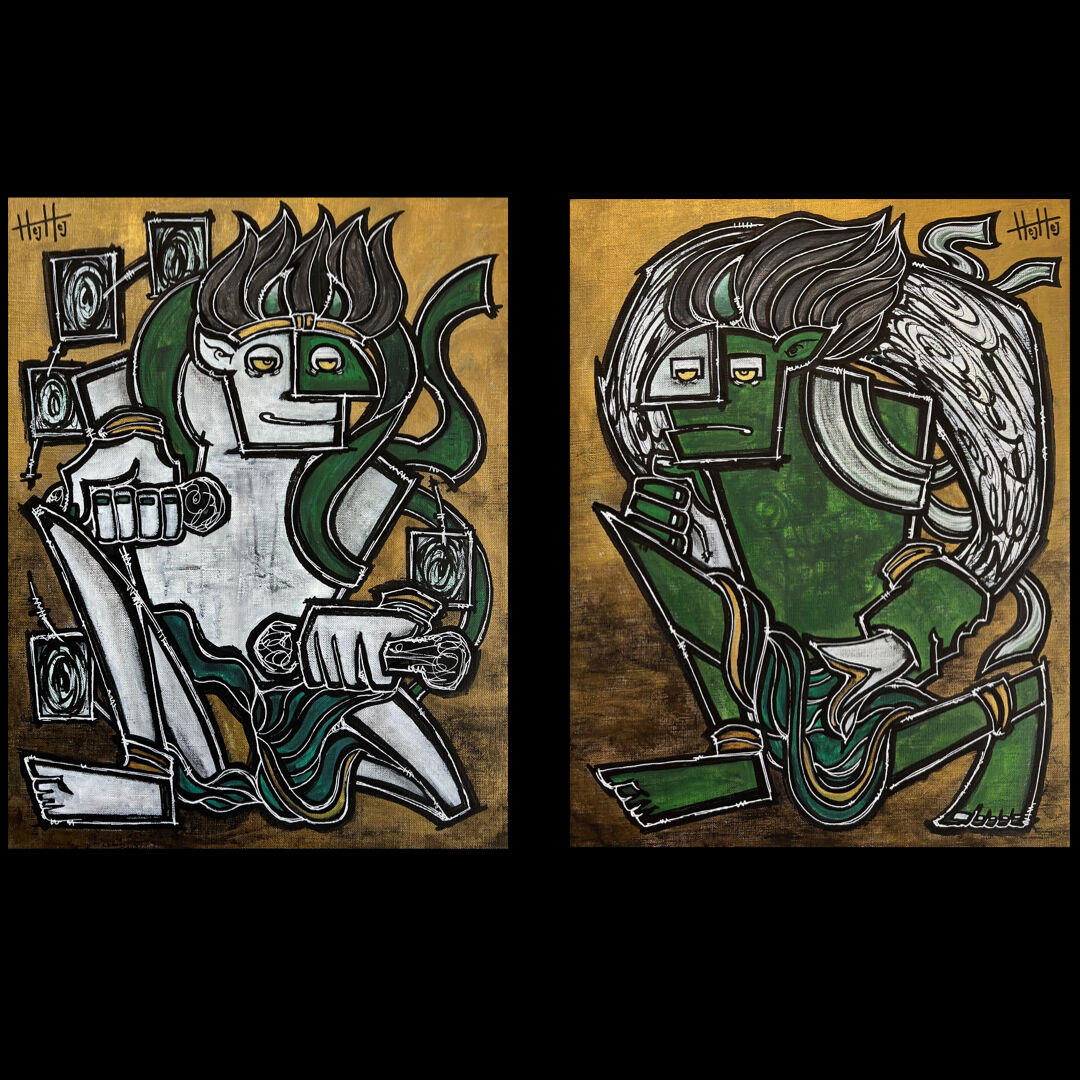 風神雷神（風神雷神図屏風より） | 【5oops】Hej-Hej's ONLINE GALLERY