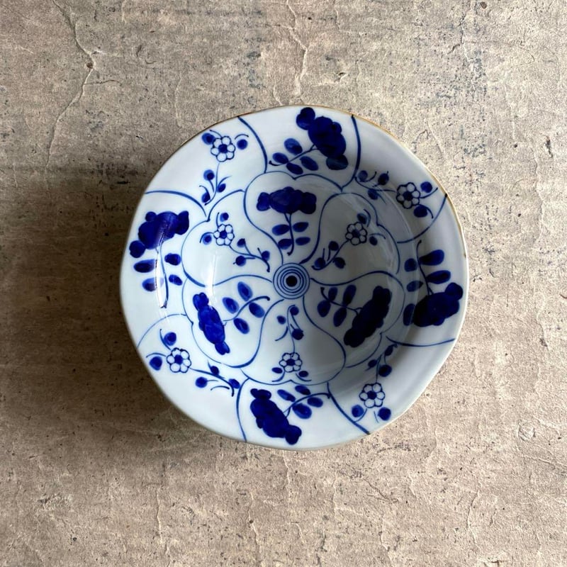 伊万里焼 徳七窯 なずなリム鉢 | MatsuBokkuri