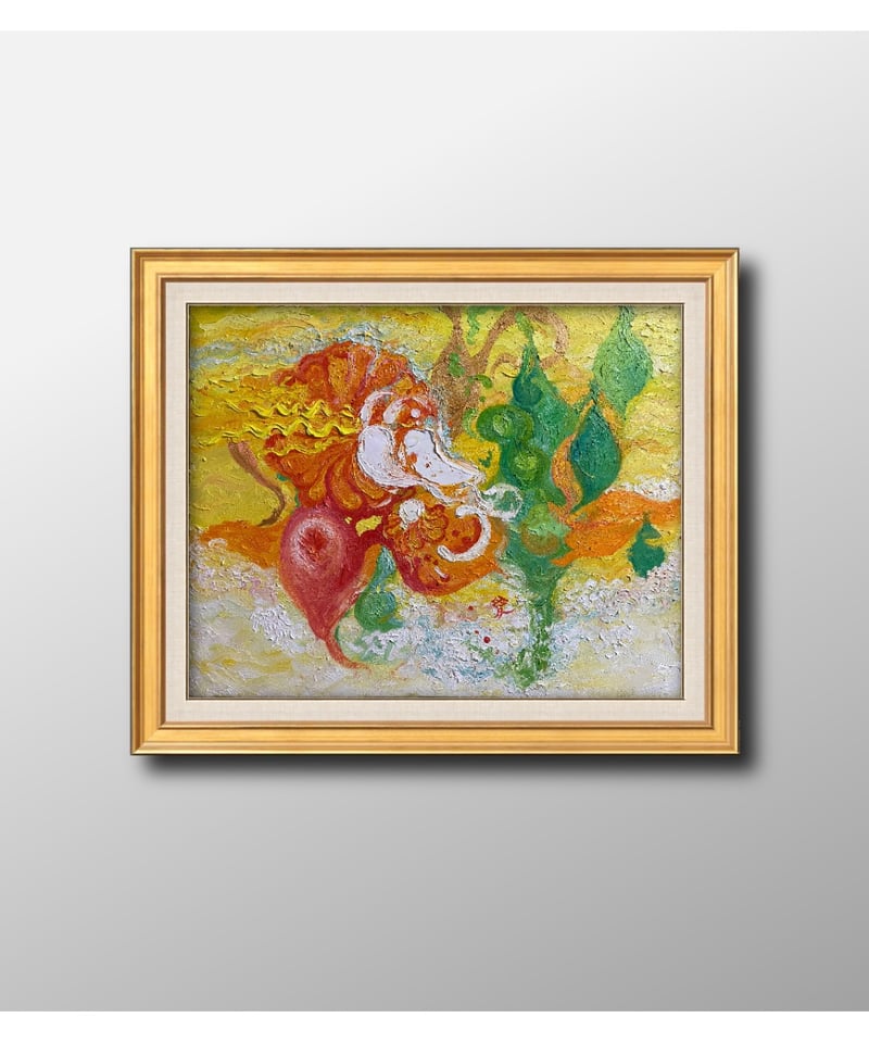 油彩画油絵原画F30号【アンコールワット】一点物芸術作品