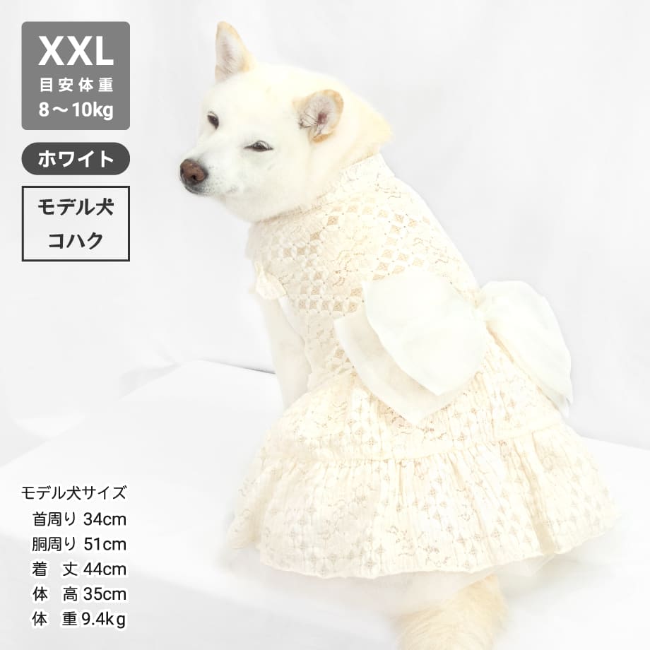 BONNIE&CO (XSサイズ) ドレス 犬服 ウエディングドレス 【公式通販】