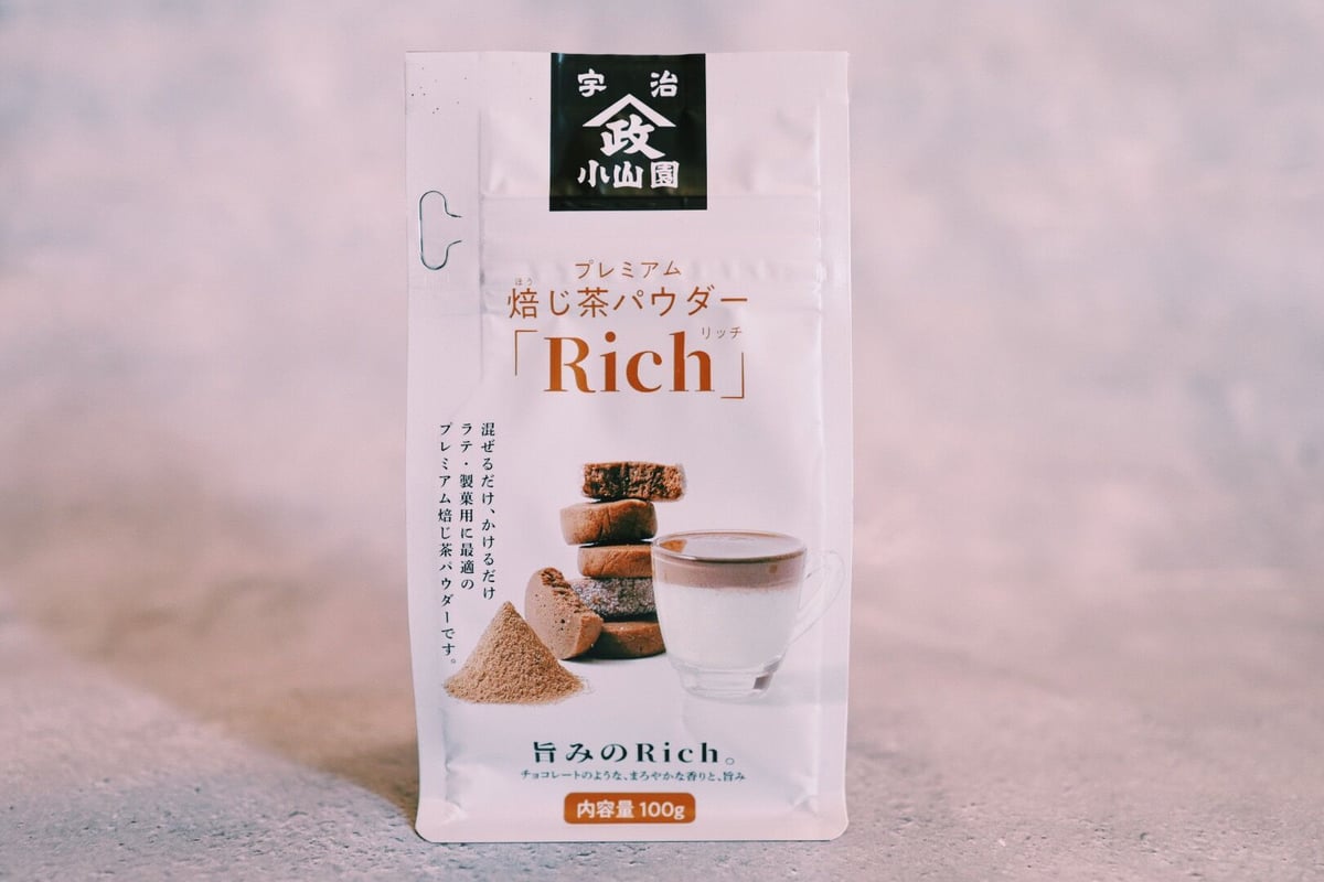 焙じ茶パウダー「Rich」［100g］ | お菓子とパンの教室ろくキッチン