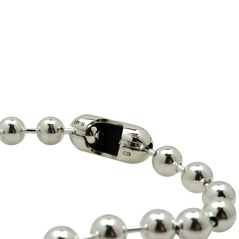 M's collection エムズ コレクション FINE BALL CHAIN BRACE