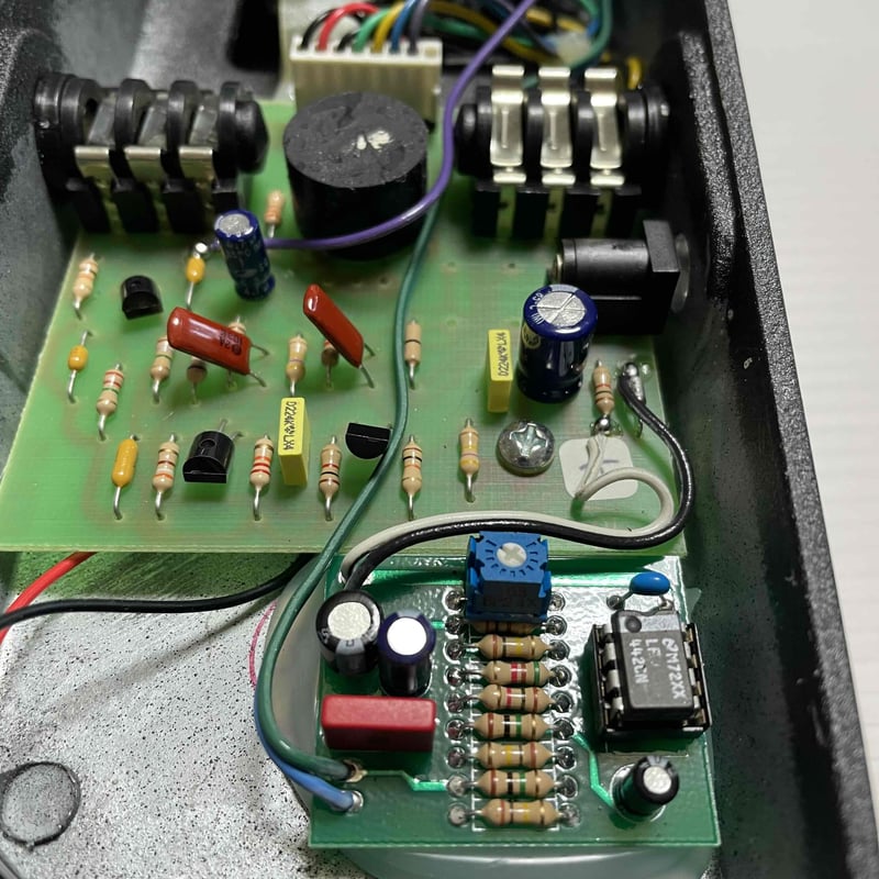 CRY BABY GCB-95トゥルーバイパス化 Red LEDモディファイ Pedal Mod