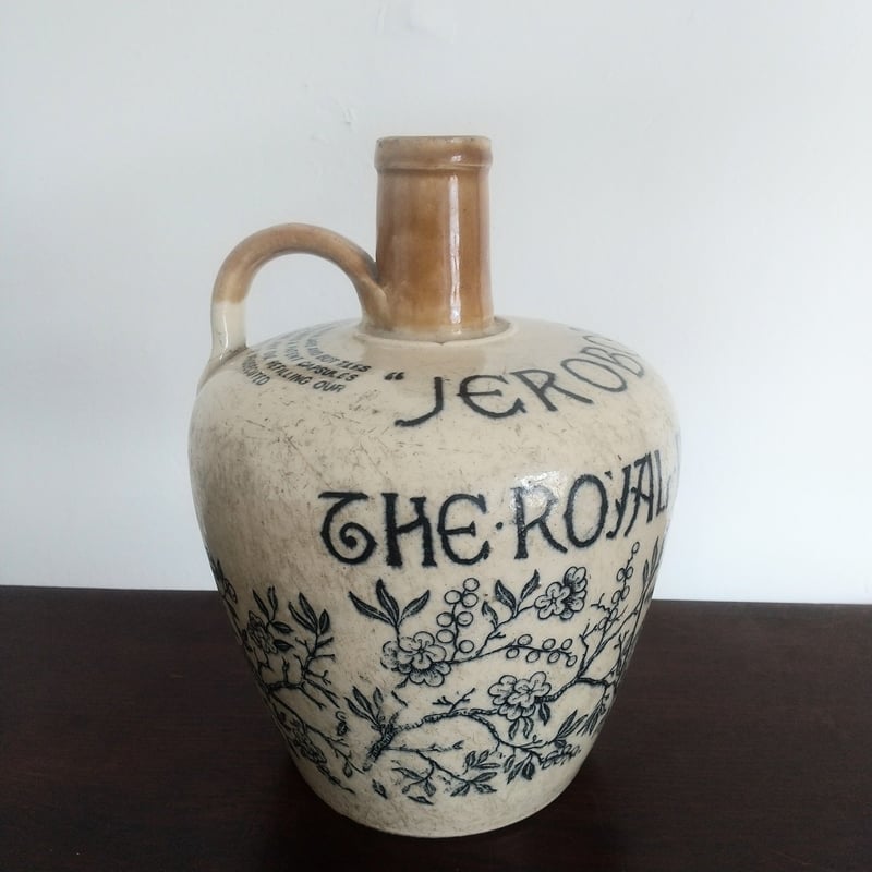 英国 アンティーク 陶器ウイスキーボトル | Portobello 2nd