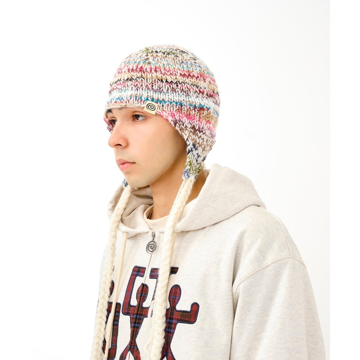 ショップ SOL soonerorlaterHAND-KNITTED FLIGHT CAP SOL