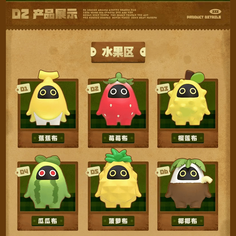 ゼンレスゾーンゼロ miHoYo ボンプ野菜&果物の国シリーズ ミニ