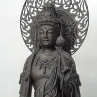 仏像☆柘植 白山大権現7.0寸立☆白山妙理権現 高さ：約38cm | お仏壇