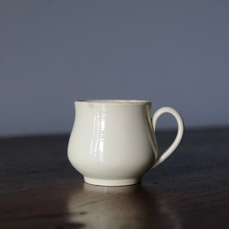 19世紀初期 ファイアンスフィーヌ クリームポット カップ フランス