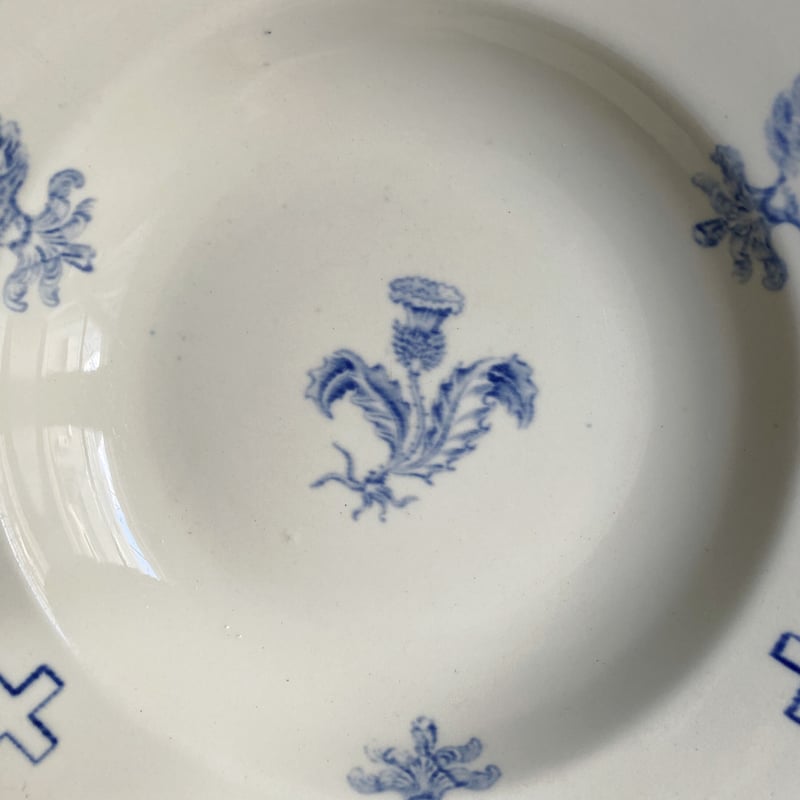 K&G リュネヴィル ロレーヌ十字皿 深皿 φ23.7cm フランス アンティーク