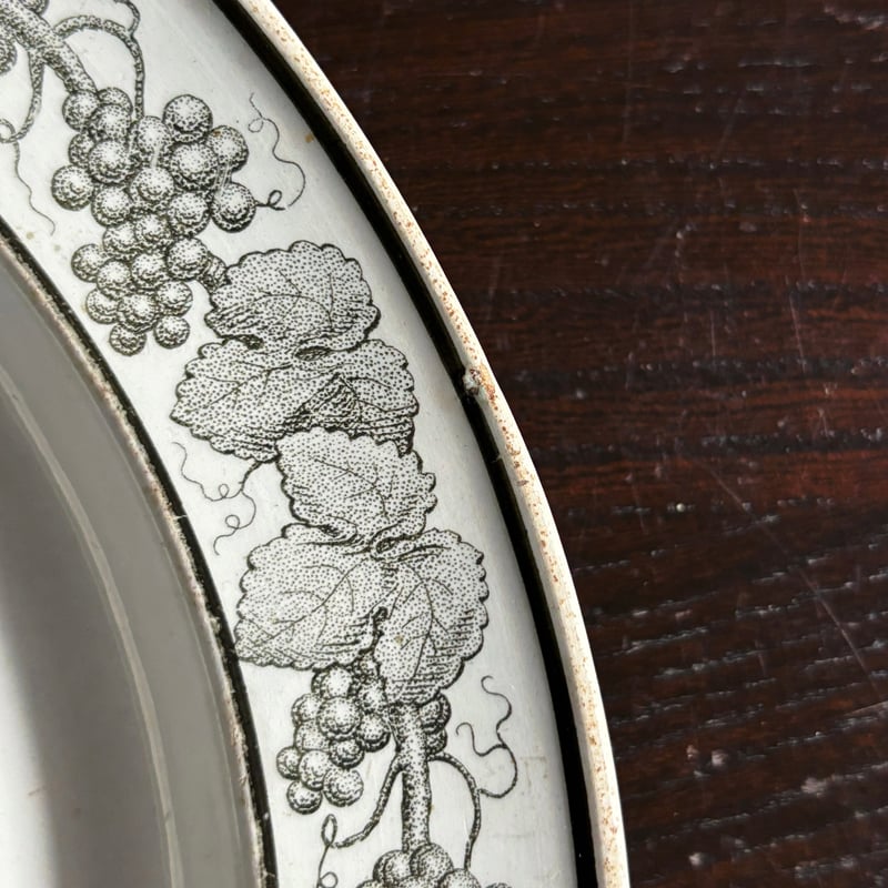 グリザイユプレート クレイユモントロー フランスアンティーク 専用