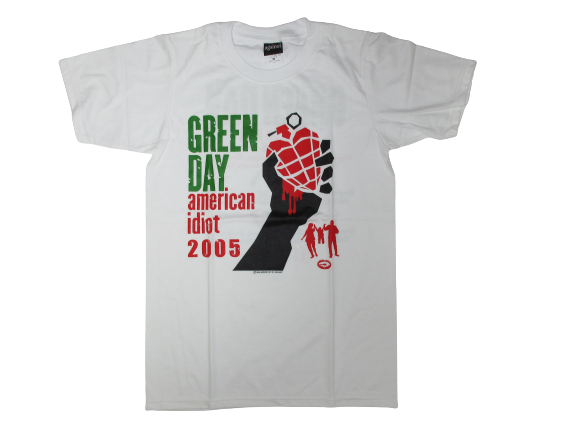 ロックTシャツ GREEN DAY グリーン・デイ AMERICAN IDIOT｜バンドTシャ