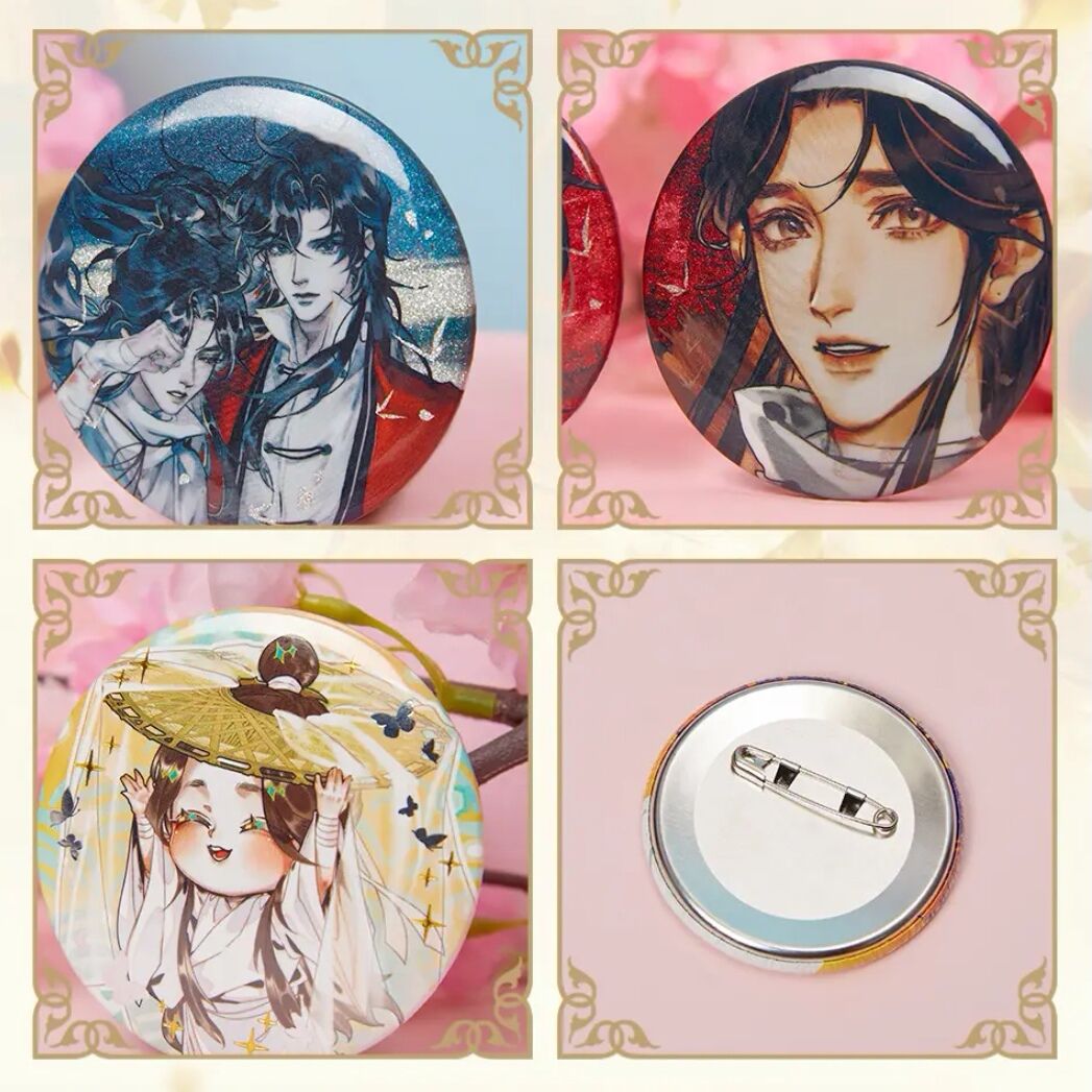 天官賜福 ヴィレッジヴァンガード 缶バッジ3種セット 天官賜福