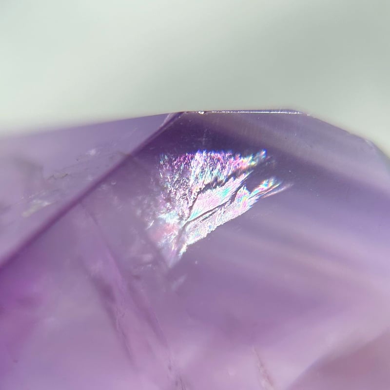 虹入り】ファントムアメシスト フリーフォーム(A) | NEROLI CRYSTAL