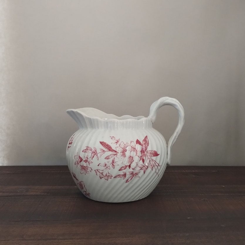 フランスアンティーク花瓶水差しピッチャーピシェアール・ヌーヴォー