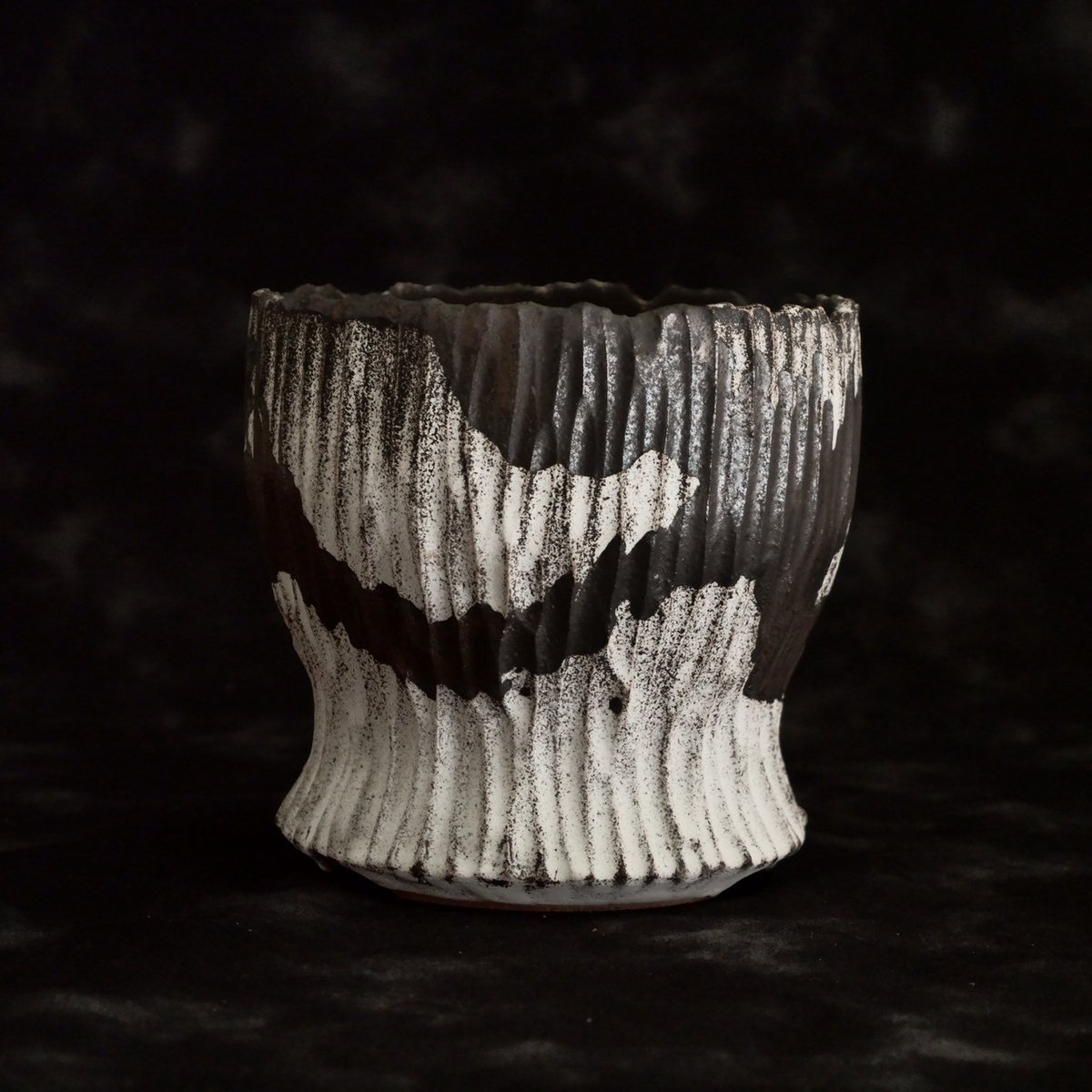 飾り壺 林 小六 作 林小六（慶六） 泥彩双耳椿飾壷 | GALLERY 旭