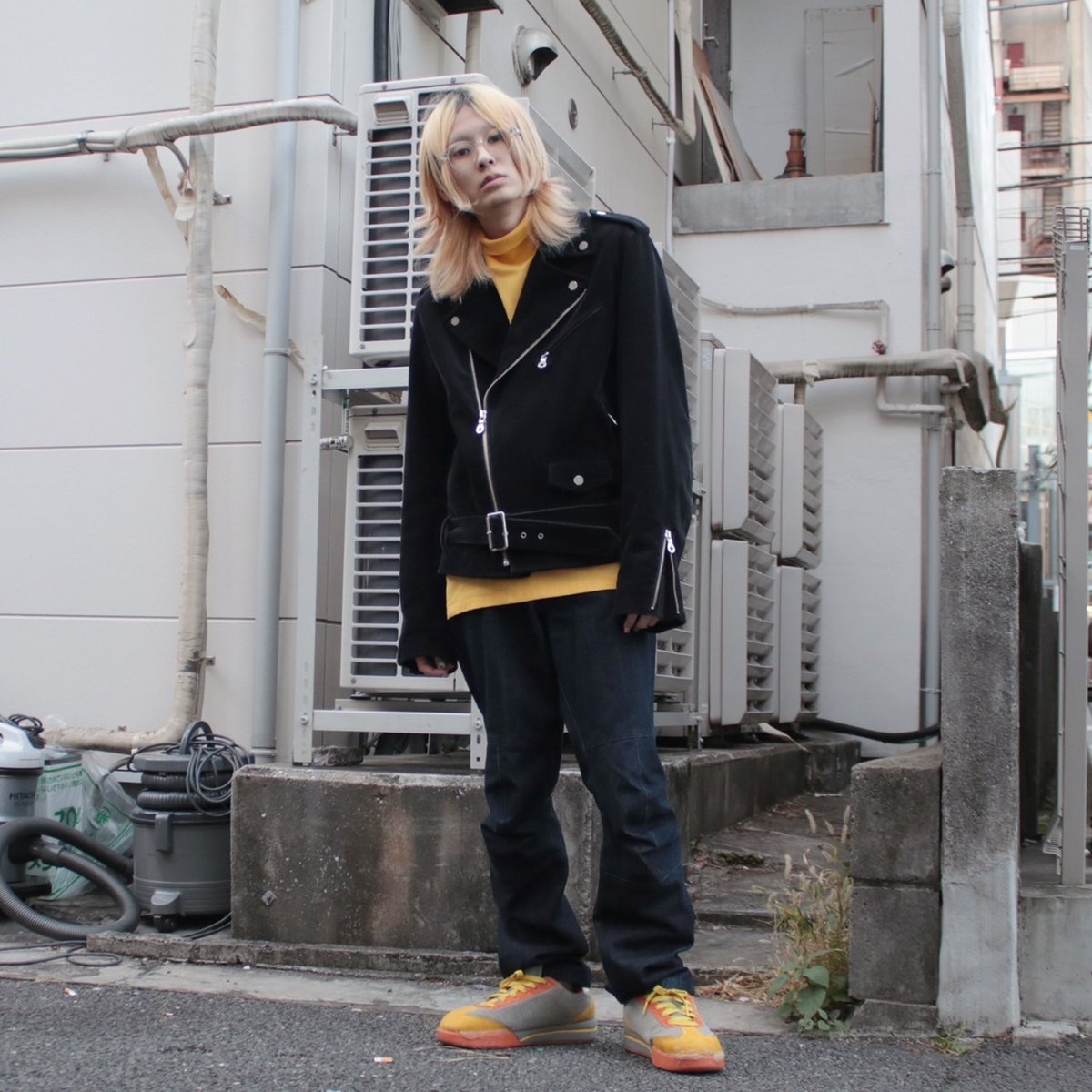 初期 nemeth ハンドペイント 立体裁断 アナトミカルパンツ